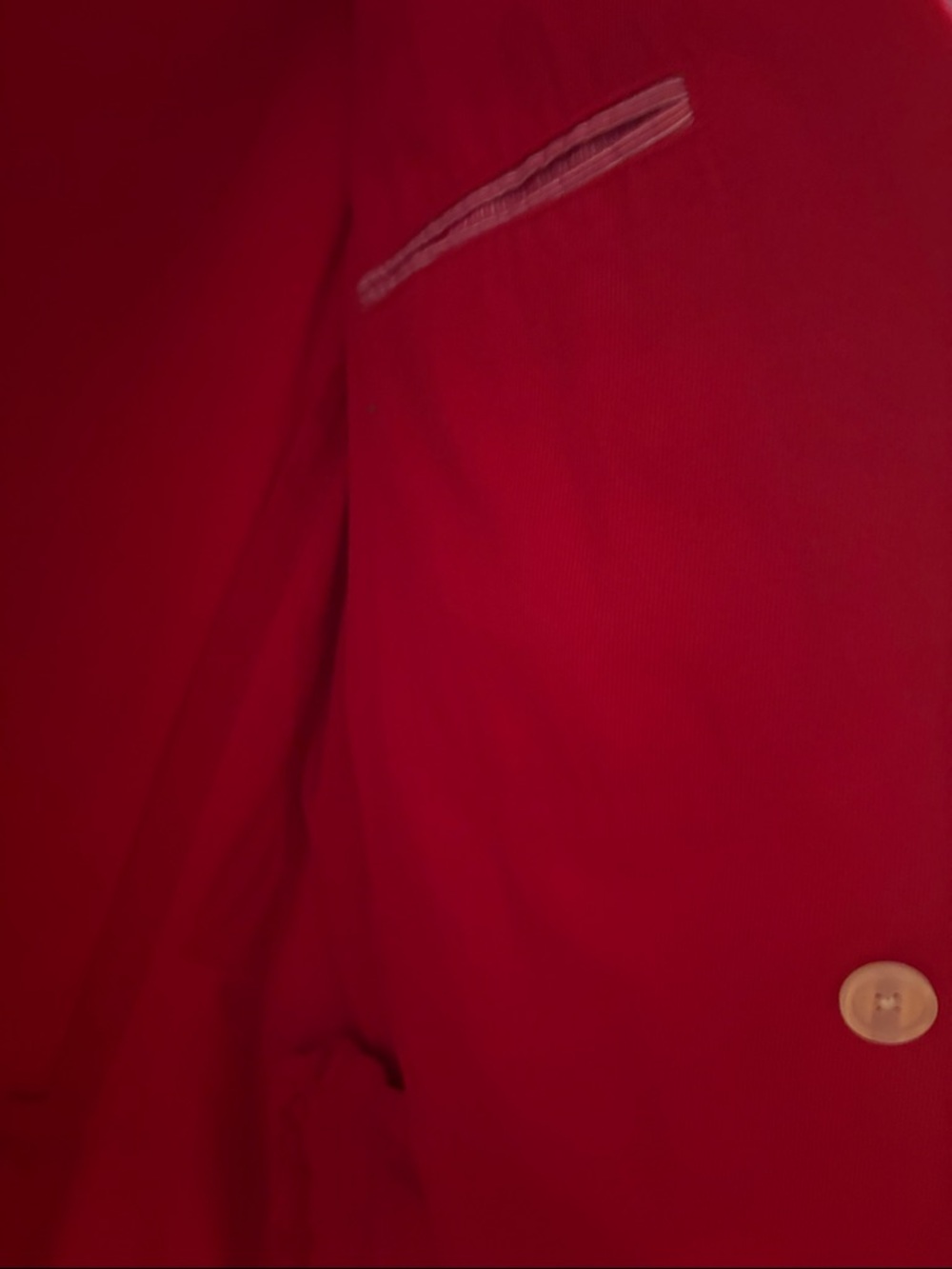 J. Peterman Red Double-Breasted Blazer - Picture 3 of 4
